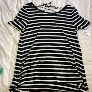 striped tee